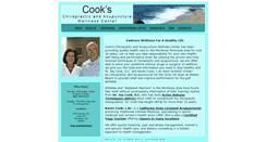 Desktop Screenshot of cookswellness.com